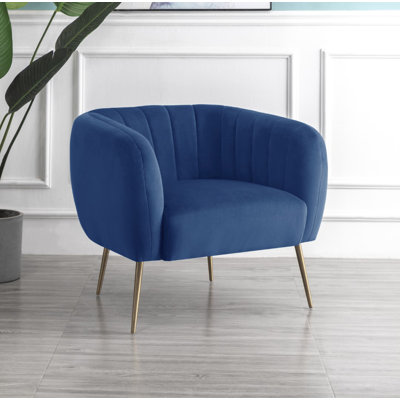 Aylin Velvet Barrel Chair