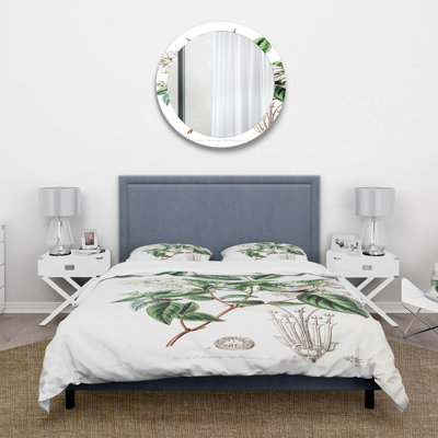 Ensemble de housse de couette traditionnel Vintage Botanicals X - microfibre de polyester