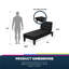 Alaira Faux Leather Chaise Lounge