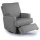 Chalco Upholstered Swivel Gliding Recliner