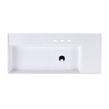 Aquaotto 35.38 in. L Bathroom Sink
