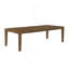 Grande table de salle à manger transitionnelle à finition brune avec rallonge à rallonge de style maison de campagne moderne 1 pièce
