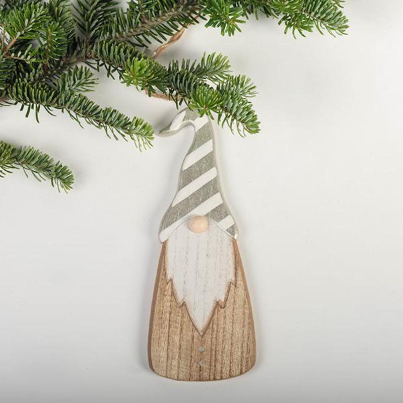 Cintre en bois Santa, ensemble de 2