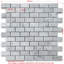 Bardiglio 12" x 12" Marble Brick Joint Mosaic Wall & Floor Tile-79872548