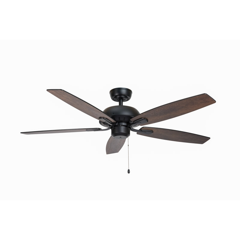 Newport 52 inch 3 Speed Ceiling Fan Matte Black