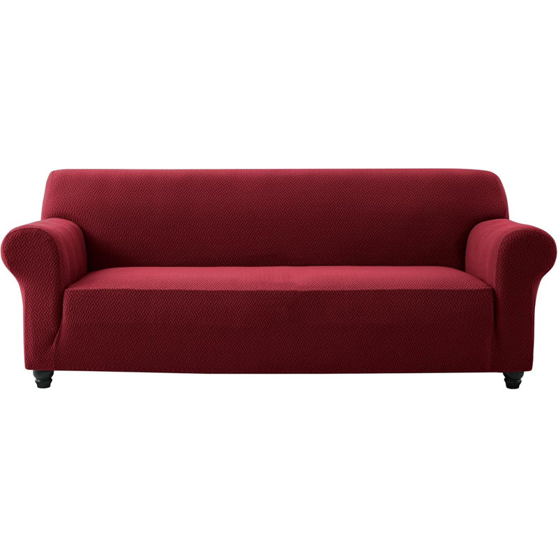 Aspire Homeware 3-Seater High Quality Stretchable Spandex Sofa Cover, Burgundy