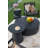 Elementi Home Kylix 20" Round Concrete Side Table for Indoor and Outdoor Use-88957638