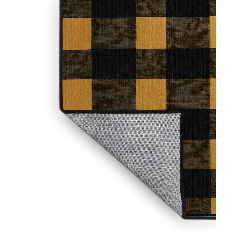 Machine Washable Botanical Brown Area Rug, Rectangle 8' x 10'