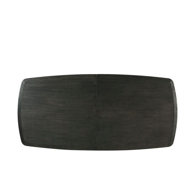 Repose Solid Oak Dining Table, Charcoal Oak