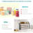 Freestanding Spice Rack with Adjustable Racks