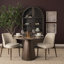 Chaise d'appoint de salle à manger en tissu avoine-889501263