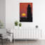 Tourists at South Haven Lighthouse during sunset South Haven Michigan USA 1 Piece Wrapped Canvas Wall Art-842717364
