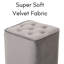 Cube touffeté 