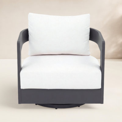 Frances Sunbrella® Swivel Patio Lounge Chair