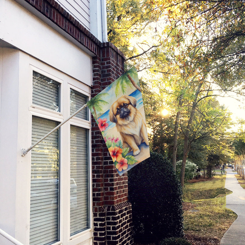 Drapeau pour animal à double face H 40 po x l 28 po