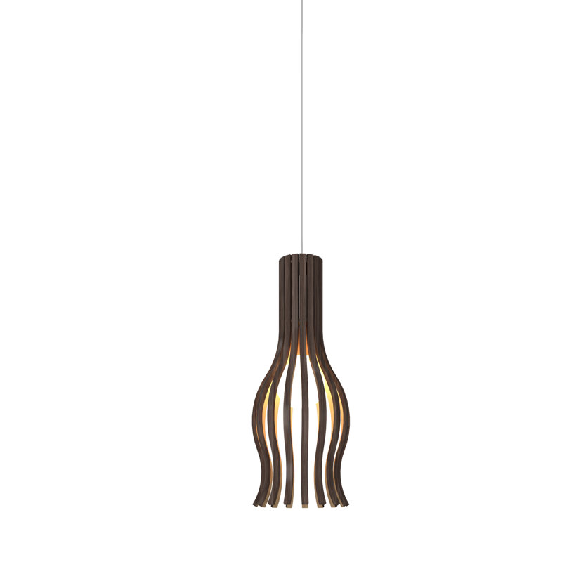 Luminaire suspendu ballon, Noyer noir