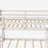 Twin over Queen House Bunk Bed with Climbing Nets and Climbing Ramp, Natural-905865324