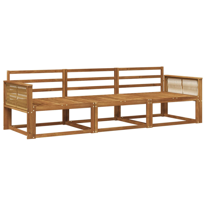 249cm Wide Patio Sectional, Natural