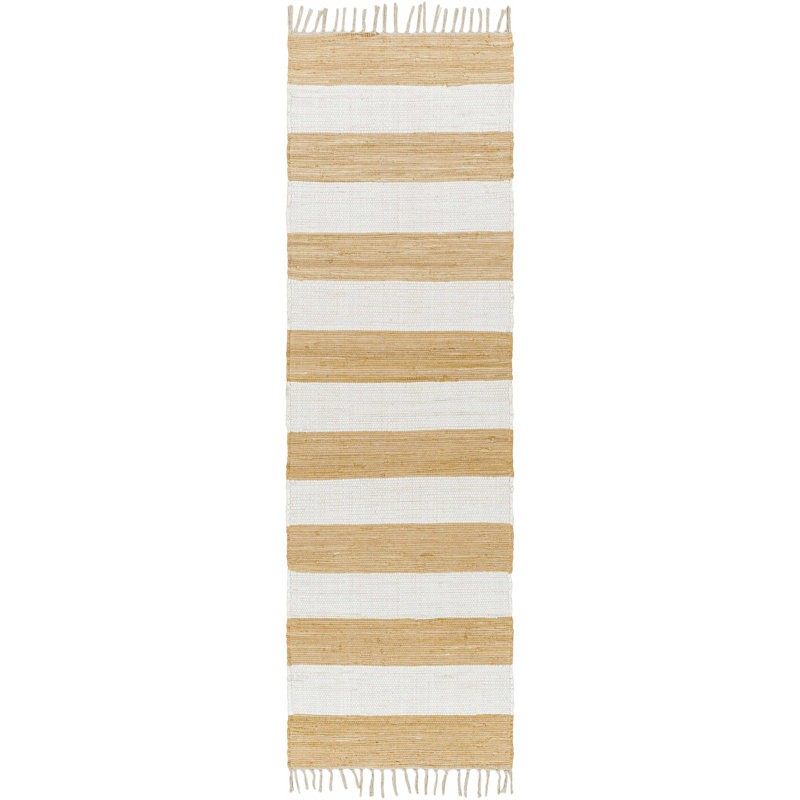 Andreea Cotton Striped Indoor Rug, Runner 2'6" x 8'