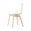 Academy Armless Chair with Wooden Frame-349703726