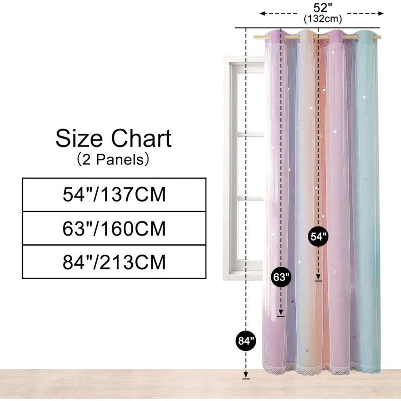 Room Darkening Curtain Panel Pair