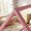 Lit superposé simple en métal pour enfants avec escalier de rangement et glissade-291182887-300907736