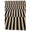 Tapis noir et blanc 8 x 10 8 po Pinkerton