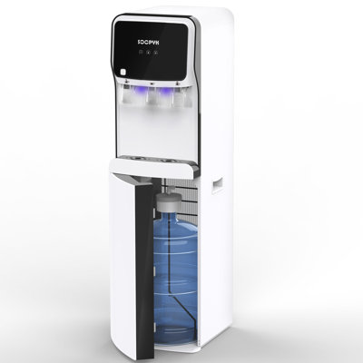 SOOPYK UV Self Cleaning Water Dispenser Cooler Bottom Load with 3 Temperatures