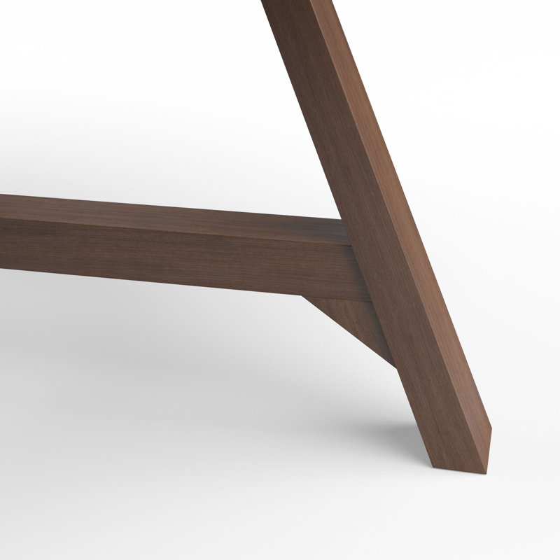 Table de bout en bois massif 3 pieds Castello, Noyers