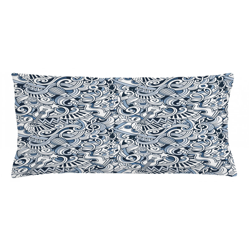 Housse de coussin lombaire intérieur/extérieur popstar party, 16 po x 36 po