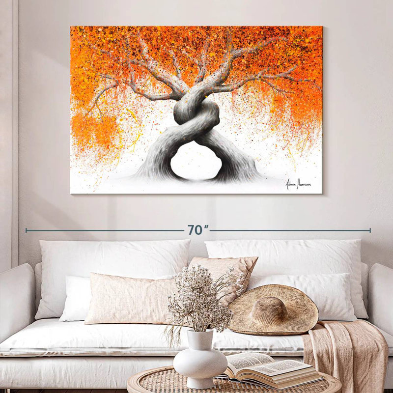 Harnek Twisting Love Trees, 34" H x 51" W