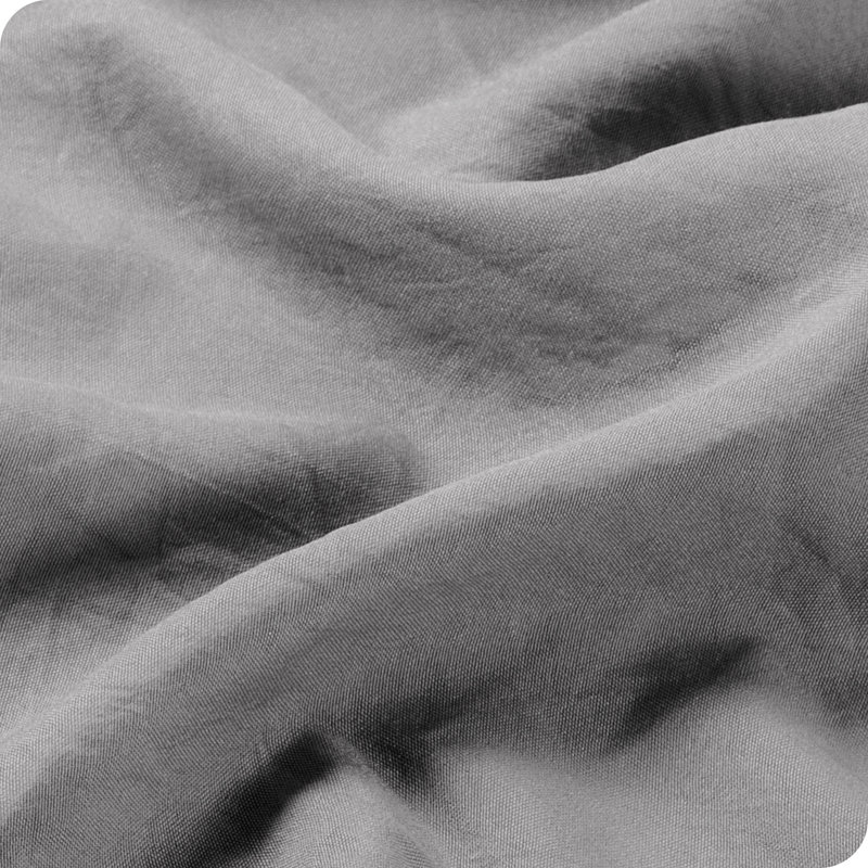 Washed Ultra-soft Microfiber Sheet Set, Twin XL Sheet Set with 1 Pillowcase, Frost Gray