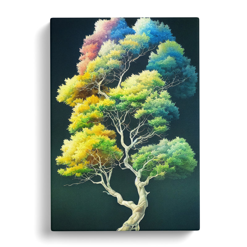 Awesome Tree No.3 - Wrapped Canvas, 76cm H x 50cm W x 3cm D