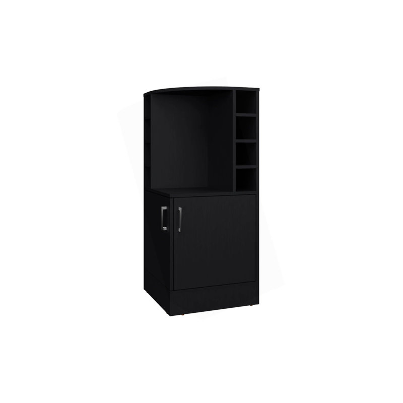 Armoire de bar Wenge, Noir