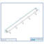 Harbour Housewares 5pc Steel Lawn Edging Set - 5m x 8cm - Rust