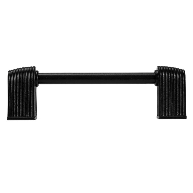 Oxford c.c. pull;, Matte Black, 4"