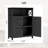 23.6" Wide Farmhouse Bathroom Storage Cabinet With Adjustable Shelves And Barn Doors - White-1250934410