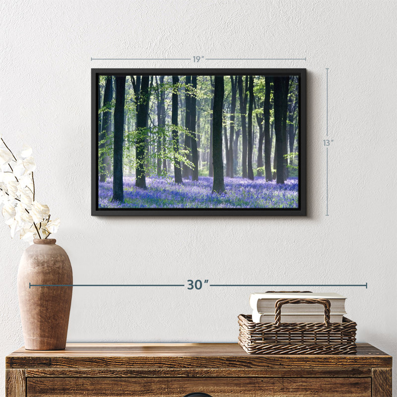 Impression sur toile Bluebell Vision, H 13 po x l 19 po