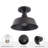 Barnston 1-Light Semi Flush Mount Ceiling Light-1425963471