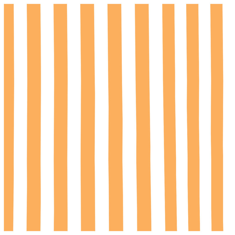 Orange White Stripes Bedding Stripes Bedspread Pattern, Queen