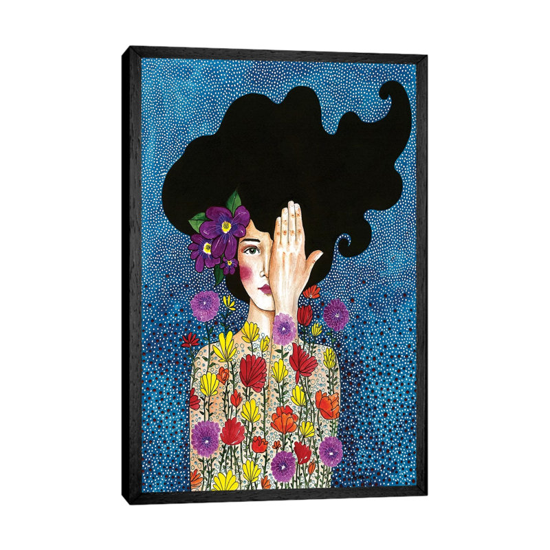 You've Come To Lose Some Memories by Hülya Özdemir - Print on Canvas, Black Framed, 66.04 cm H x 45.72 cm W