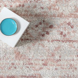 Lincolnwood Moroccan Power Loom Performance Pink Rug