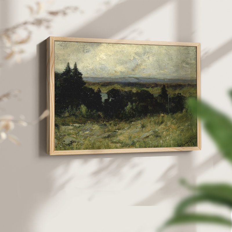 Paysages rétro-VII - reproduction encadrée - réaménageable, H 8 po x l 10 po, Naturel