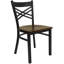 Prompton 'X' Metal Restaurant Chair-1515454592-1515454617