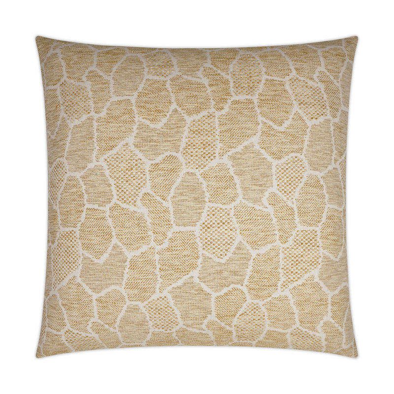 Coussin décoratif Masai, Topaze, Carré 36 po