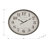 30" Large Oversized Round Brown Wall Clock for Transitional Home Decor