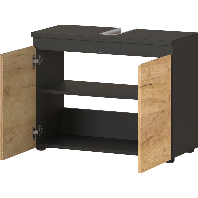 Handrahan Freestanding Bathroom Storage Cabinet
