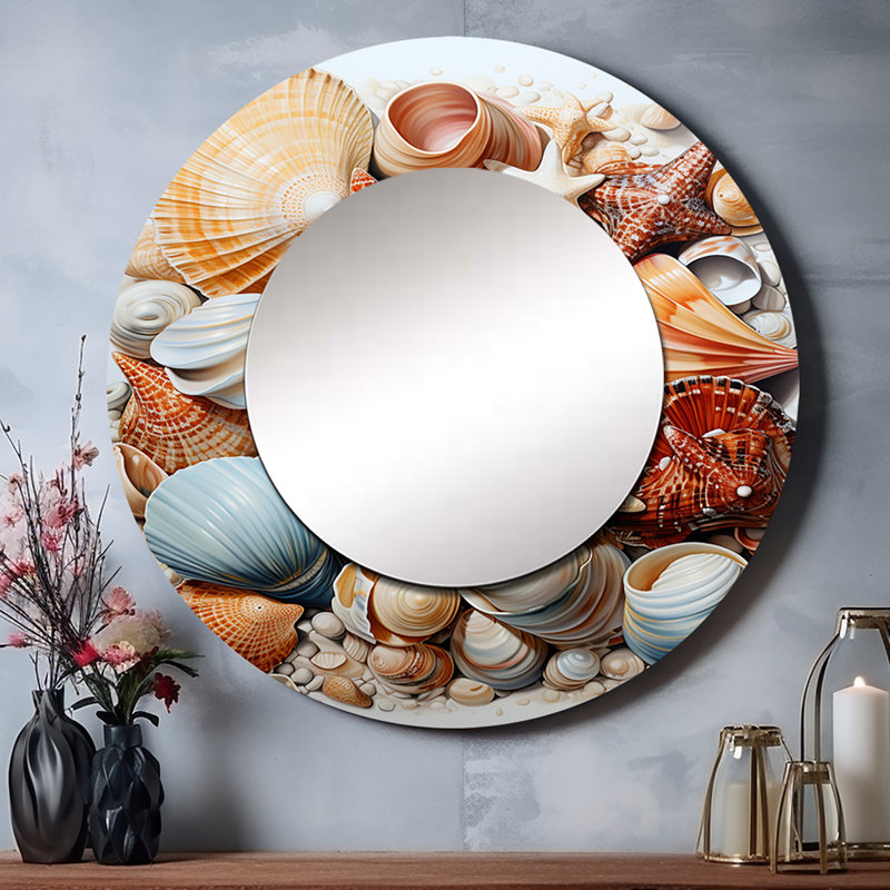 Serissa - Animals Round Mirror Wall Decor, 36" x 36"