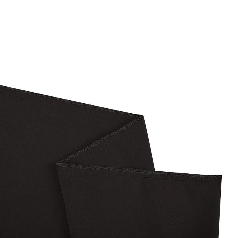 2 Pcs Patchwork Pillowcase, Queen Pillowcase, Black