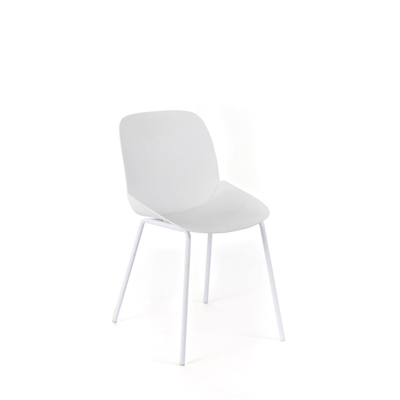 Dunstable 45cm H Full Back Side Chair, White